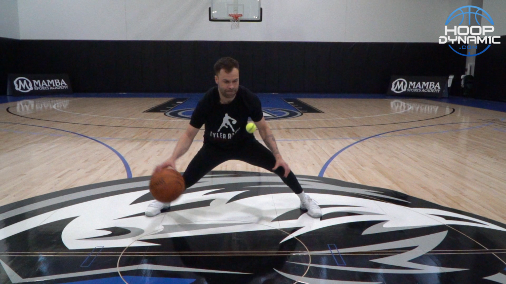 V Dribble Pattern V Dribble With Tennis Ball - HoopDynamic.com